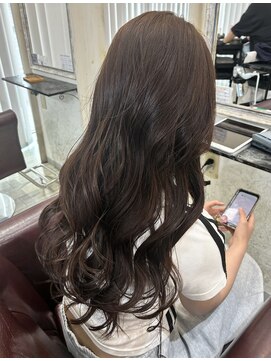 グレイス ヘア デザイニング(GRACE hair designing) ▼ブリーチなしワンカラーで明るめ▼