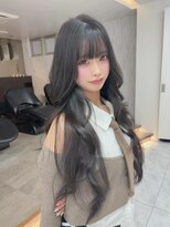 ロンドルピナス 小倉(Lond Lupinus)&nbsp;縮毛矯正/ワンホンレイヤー/ミルクティーブランド/ダークブルー