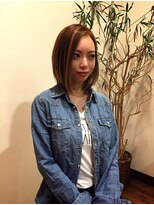 リタ ヘアメイク(Rita hair make)&nbsp;前下がりショートボブ【担当 : 岩本 和也】