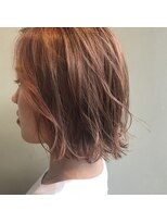 ヘアー アイス ルーチェ(HAIR ICI LUCE) ボブ 外ハネ ブリーチ