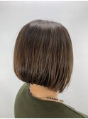 美髪チャージ／ツヤカラー／ボブ／ハイライト