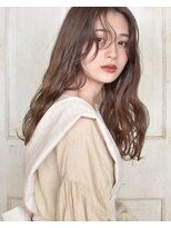 リアン(Lien)&nbsp;Lien☆ナチュラルラテブラウン×ゆる巻き風ウェーブパーマ　立川