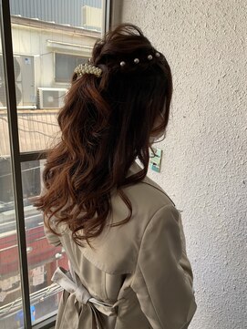 ディー エメ(D-aimer-) ゆる編みハーフアップ