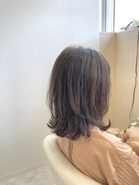 アドラーブル 長岡リバーサイド千秋店(adorable) 大人かわいい☆外ハネミディアム☆20代30代40代