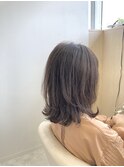 大人かわいい☆外ハネミディアム☆20代30代40代