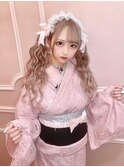 【着付け＋ヘアセット】ヘッドドレス×をたちゅいんてーる