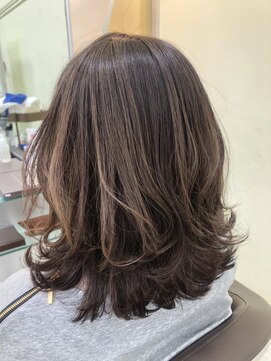 プールドゥマン 屯田(POUR DEMAIN) ボブ/レイヤー/ボブルフ/ハイライトカラー/髪質改善/麻生/屯田