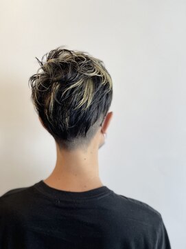 ピュアソウル(Pure Soul) 【メンズ】N.Y.ドライカット★ハイライト×ツーブロック[渋谷]