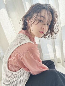 チェレ オレ 新金岡店(Chere ore) 30代40代ボブパーマ・ラベンダーミルクティー・細めハイライト