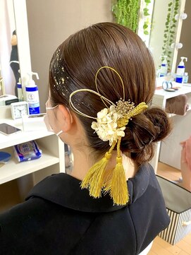 ジェネータ 新横浜店(GENETA) お着物に合うアップヘア【ヘアセット/着付け/新横浜】