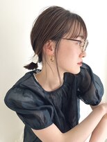 スーハ 恵比寿(SUUHA) ストレートタッチのシンプルなまとめアレンジ