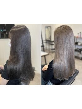 【HPB AWARD 2025BESTSALON 注目サロン選出】自分史上最高のサラ艶髪が叶う。柔らかい質感のうる艶髪に。