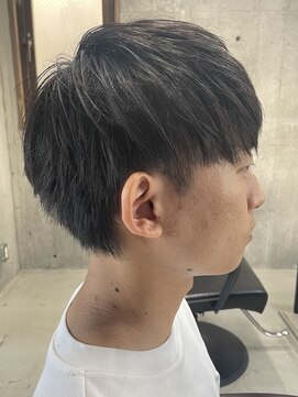 フイ 自由が丘(men's salon Hui) メンズ/アップバング/ツーブロックマッシュ/束感ショート波巻き