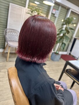 クート 北浦和(ku-to) 外ハネボブに透明感◎暖色系イルミナカラーで秋らしさを◎