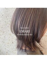 エマリ ニシカマクラ(EMARI) ウルフカット　デザインハイライト