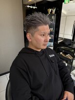 アイズ 海老名(AIZU)&nbsp;極道パーマ　ブリーチカラー　ダブルカラー　ハイトーンシルバー