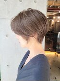 大人ショート/くびれショート/前髪なしショート/髪質改善