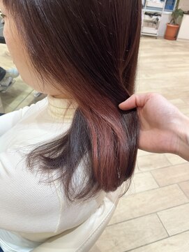 アーチバイケンジ(arch by kenje) インナーカラー★ピンクベージュ