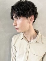 【PARK】メンズセンターパートマッシュ×スパイラルパーマ