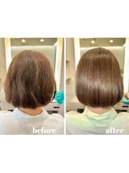 Aujua/髪ドラ。など厳選された商材のみを使用◎驚きのサラサラ髪をぜひご体感あれ◇【髪質改善専門サロン】