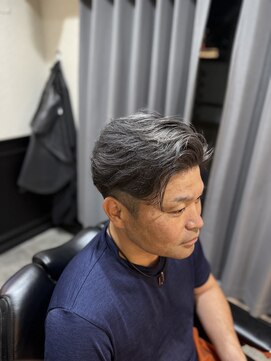 プラウド(PROUD) イケオジ 七三 シルバーカラー