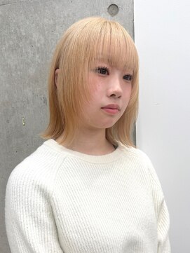 サンクプロジェクト(cinq PROJECT) ダメージレスなブリーチカラーで作るブロンドカラー