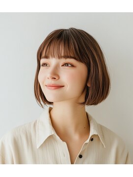 ルシードスタイル アウラ 松戸市五香(LUCIDO STYLE Aura) うる艶サラサラショート【松戸#五香#白髪染め#カラー#髪質改善】