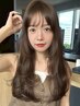 *【全員対象】まとまる美髪♪小顔カット+高保湿トリートメント￥11000→￥9900