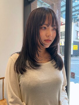 サロウィン 熊本上通り店(SALOWIN) 熊本/ ハッシュカット/ 透明感カラー