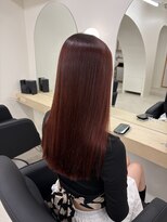 ティエリー 新宿(Tiely) ボルドーカラー/髪質改善/髪質改善縮毛矯正/ロングヘア