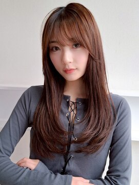 ロングレイヤーカット*ロングヘア*前髪カット*顔周り*髪質改善