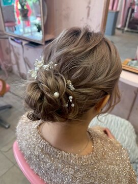 ミーネピンク 行徳(Miene Pink) 大人かわいいヘアアレンジ20代30代40代☆髪質改善【Pink】