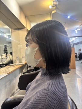 ジュール サウス 新宿南口(Joule South) レイヤーボブ×ブルーブラック