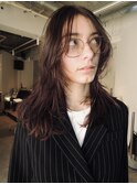レイヤーカット ブリーチなしダブルカラー