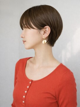 キビト(kibito) ミニマムショート丸みショートダークブラウン