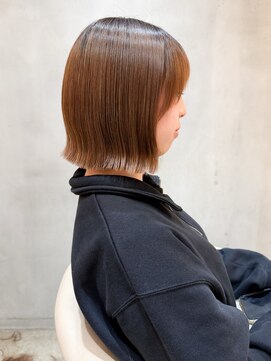 ロンドクレール 川崎(Lond clair) 【北澤華】ブリーチなし/髪質改善/ピンクベージュ/前髪/川崎