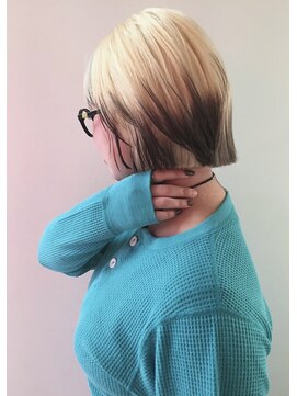 ゾーイダイミョウ(ZOEY daimyo) 福岡/ボブ/デザインカラー/ルーツカラー／ハイトーンボブ