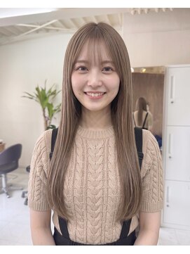 零秒女髪 千里丘店 透明感と艶感あふれる上品ロングヘア髪質改善艶髪美髪