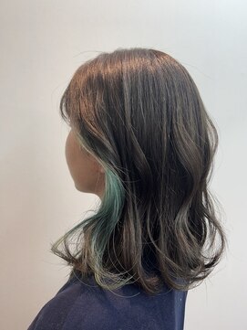 ヘアーアンドアイラッシュ ビス 下曽根店(Bis!) ミントグリーンインナー