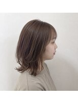 アンリエラ(Unliera)&nbsp;レイヤーカット/くびれレイヤー/くすみベージュ/松山市美容室