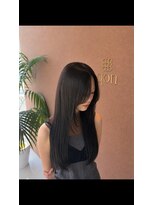 クオン 藤崎店(qon)&nbsp;サイドレイヤー/髪質改善/縮毛矯正/早良区/藤崎/西新/美容室