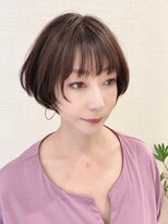 カルディアルッソ(CARDIA LUSSO)&nbsp;大人可愛い丸みコンパクトミニボブ/顔まわりカット