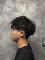 スピン 本八幡(SPIN)&nbsp;MEN’S HAIR/サーフカール/刈り上げセンターパート/本八幡