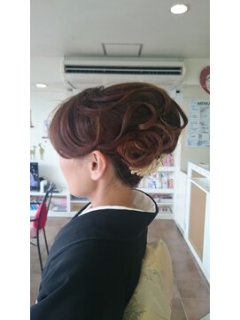 美容室 フリゼ(frise) 着物アップ