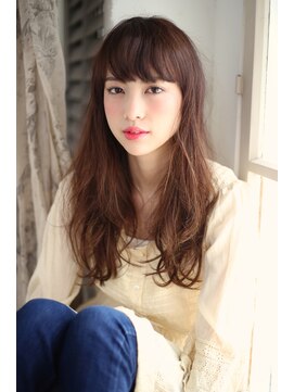 ノラ ヘアーサロン(NORA HAIR SALON) NORA【ERI】小顔似合わせ前髪カット暗髪外国人くせ毛風カール