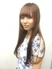 前髪ストレートパーマ + カット+ ブロー