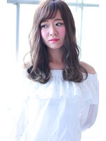 ラファンジュ ヘアー クレオ(Rohange hair Creo)&nbsp;【Creo】ホワイトベージュ×リラクシーセミディハイライトカラー