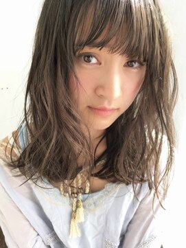 チェルシー 表参道 学生限定 抜け感 透け感 シースルーっぽさはエアウェーブで