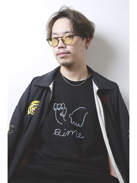 ネス(ness) クラシックセンターパート/ネープレス/グレージュ