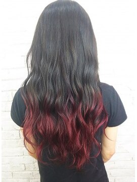 プライズ アイリス 池袋東口店(prize Iris) レッドグラデーション/グラデーションカラー　池袋東口